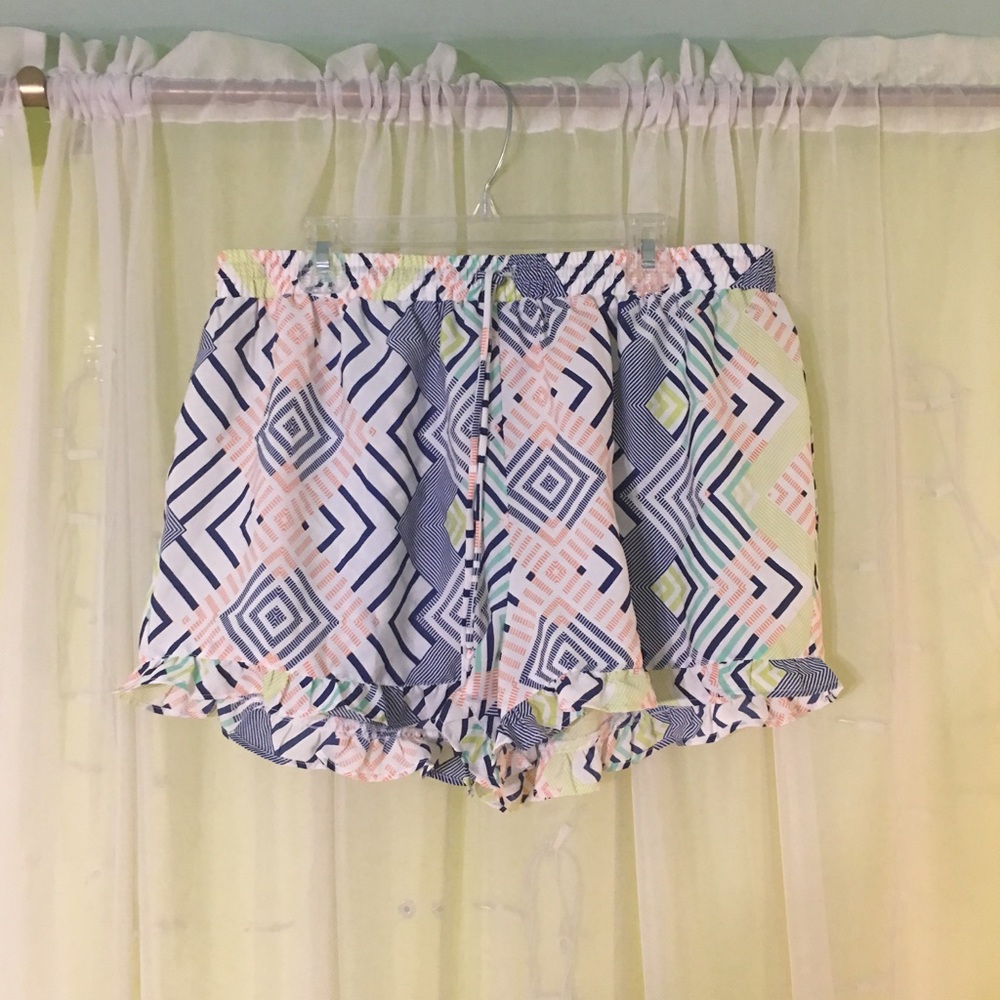 ANTHROPOLOGIE FLOWEY SHORTS